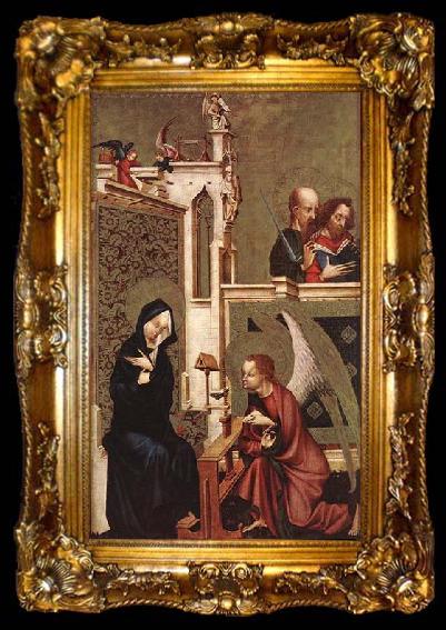 framed  MASTER of Heiligenkreuz Annunciation, ta009-2